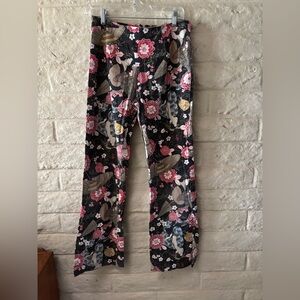 Vintage Entrancy Geisha Design Pants